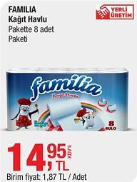 Familia Kağıt Havlu Pakette 8 Adet image