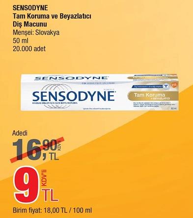 Sensodyne Tam Koruma ve Beyazlatıcı Diş Macunu 50 ml image