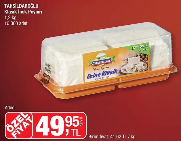 Tahsildaroğlu Klasik İnek Peyniri 1,2 kg image