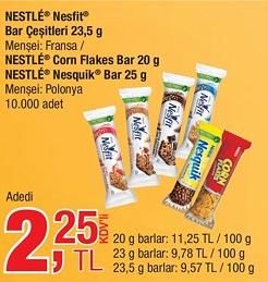 Nestle Nesfit Bar Çeşitleri 23,5 g / Nestle Corn Flakes Bar 20 g / Nesquik Bar 2 image