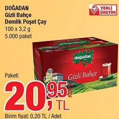 Doğadan Gizli Bahçe Demlik Poşet Çay 100 x 3,2 g image