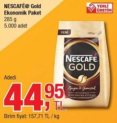 Nescafe Gold Ekonomik Paket 285 g image