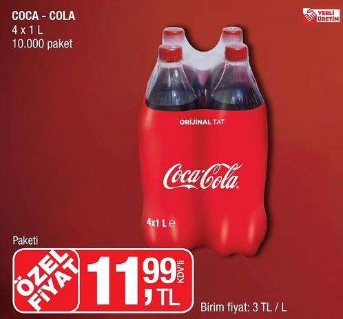 Coca - Cola 4 x 1 L image
