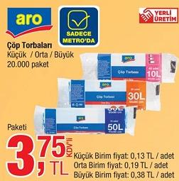 Aro Çöp Torbaları Küçük / Orta / Büyük image