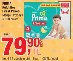 Prima Külot Bez Fırsat Paketi No:4 74 Adet image