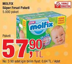 Molfix Süper Fırsat Paketi No:3 90 Adet image