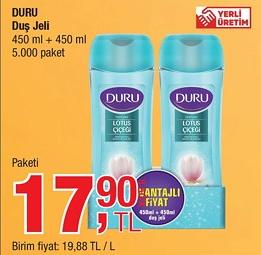 Duru Duş Jeli 450 ml + 450 ml image