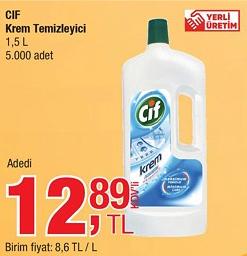 Cif Krem Temizleyici 1,5 L image