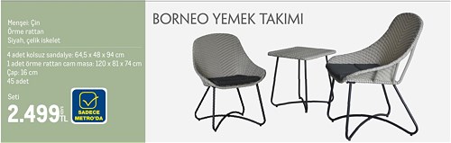 Borneo Yemek Takımı image
