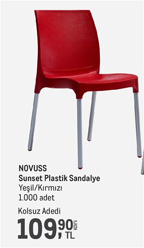 Novuss Sunset Plastik Sandalye image