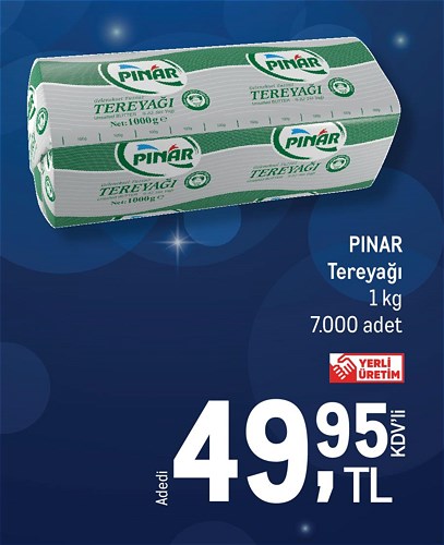 Metro Pınar Tereyağı 1 kg