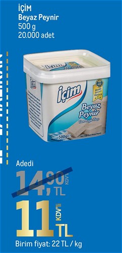 İçim Beyaz Peynir 500 g image