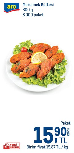 Aro Mercimek Köftesi 800 g image