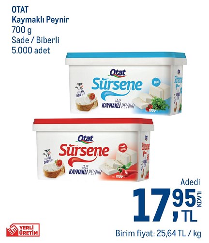 Otat Kaymaklı Peynir 700 g image