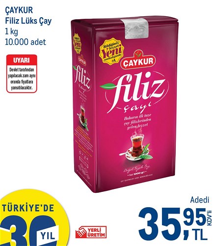 Çaykur Filiz Lüks Çay 1 kg image