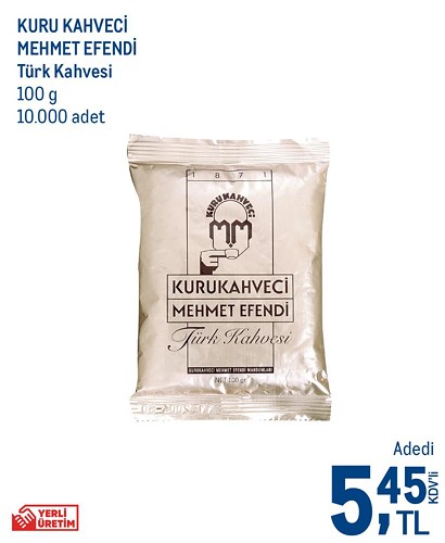 Kurukahveci Mehmet Efendi Türk Kahvesi 100 g image