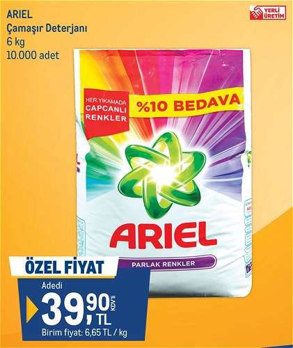 Ariel Çamaşır Deterjanı 6 kg image