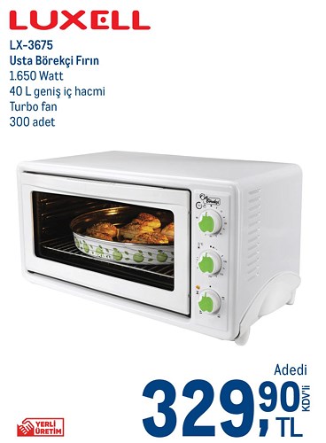 Luxell LX-3675 Usta Börekçi Fırın  image