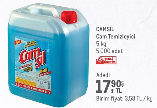 Camsil Cam Temizleyici 5 kg image