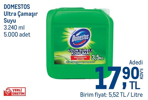 Domestos Ultra Çamaşır Suyu 3240 ml image