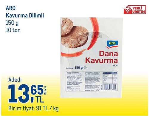 Aro Kavurma Dilimli 150 g image