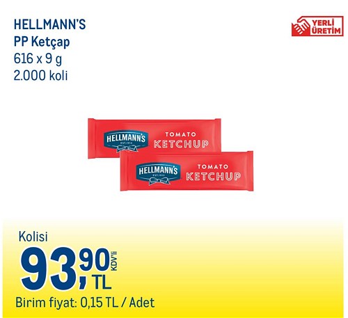 Hellmann's PP Ketçap 616x9 g image