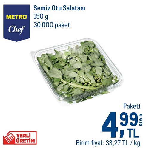 Metro Chef Semiz Otu Salatası 150 g image