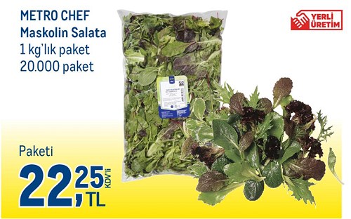 Metro Chef Maskolin Salata 1 kg'lık Paket image