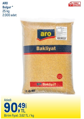 Aro Bulgur 25 kg image