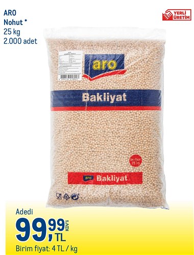 Aro Nohut 25 kg image
