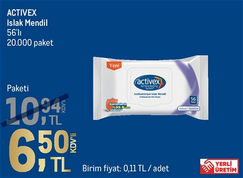 Activex Islak Mendil 56'lı image