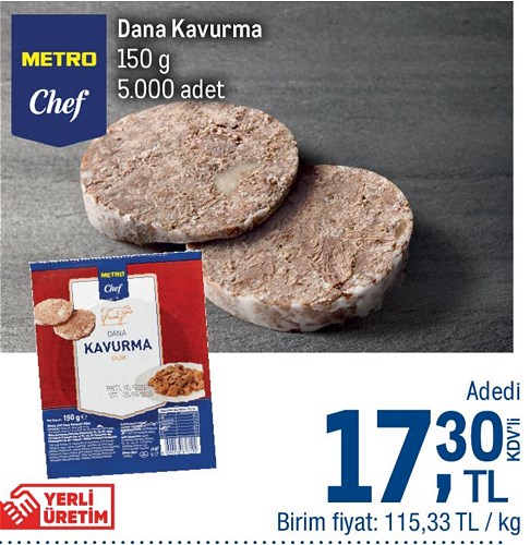 Metro Chef Kavurma 150 g image