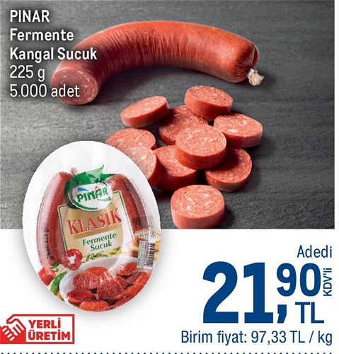 Pınar Fermente Kangal Sucuk 225 g image