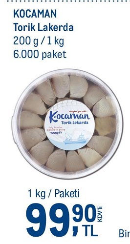 Kocaman Torik Lakerda 1 kg image