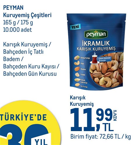 Peyman Karışık Kuruyemiş 165 g/175 g image