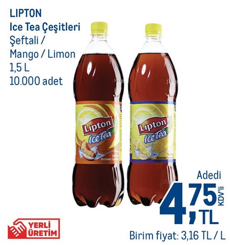 Lipton Ice Tea çeşitleri 1,5 l image