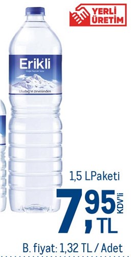 Erikli Doğal Kaynak Suyu 6x1,5 l image