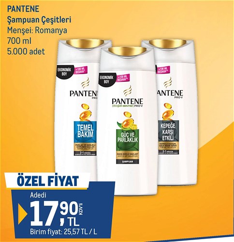 Pantene Şampuan Çeşitleri 700 ml image