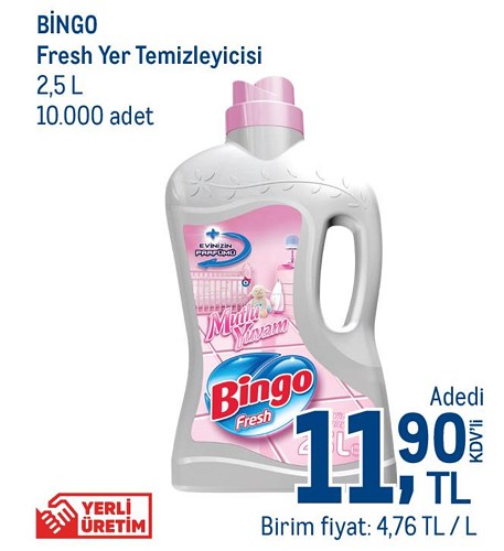 Bingo Fresh Yer Temizleyicisi 2,5 l image