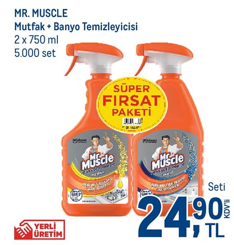 Mr. Muscle Mutfak+Banyo Temizleyicisi 2x750 ml image