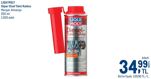 Liqui Moly Süper Dizel Yakıt Katkısı 250 ml image