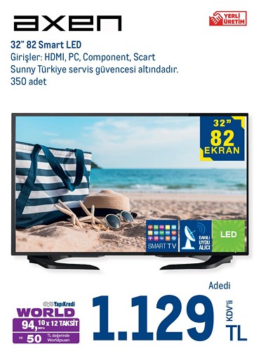 Axen 32" 82 Smart Led image