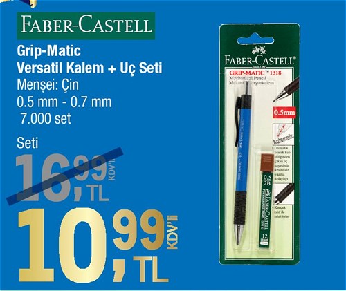 Faber-Castell Grip-Matic Versatil Kalem+Uç Seti image