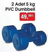 2 Adet 5 kg Pvc Dumbbell image