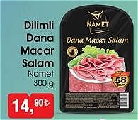 Namet Dilimli Dana Macar Salam 300 g image