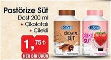 Dost Pastörize Süt 200 ml image