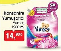 Yumoş Konsantre Yumuşatıcı 1200 ml image