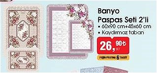Banyo Paspas Seti 2'li image