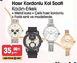 Hasır Kordonlu Kol Saati Kadın/Erkek image