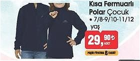 North Pacific Kısa Fermuarlı Polar Çocuk image